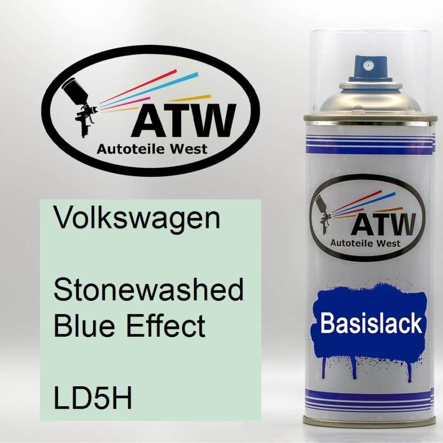 Volkswagen, Stonewashed Blue Effect, LD5H: 400ml Sprühdose, von ATW Autoteile West.